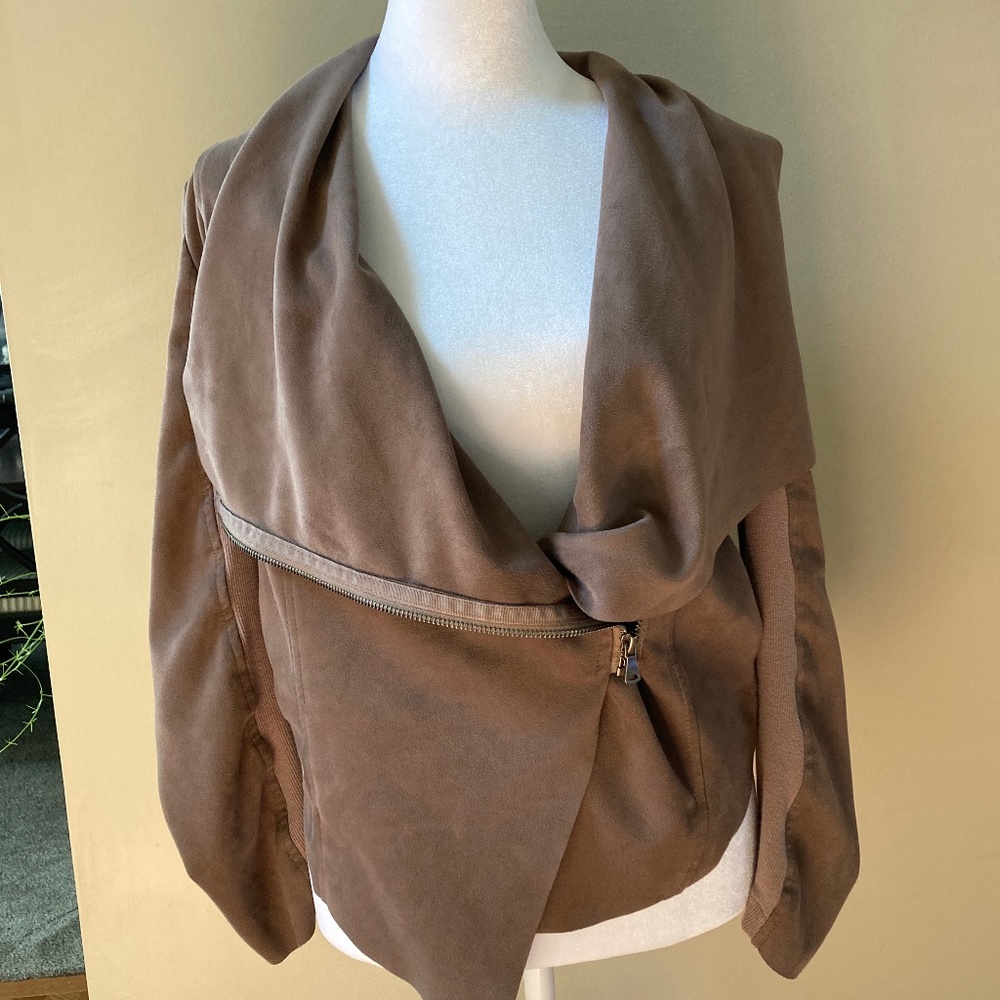 Vigoss XS Faux-suede Moto Jacket